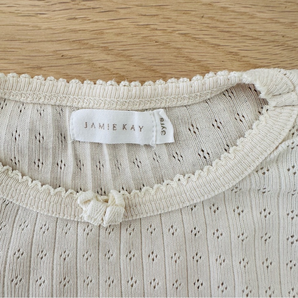 Jamie Kay Ivory Knit Top - Picture 3 of 4